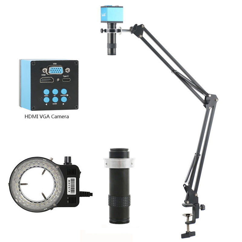 1X-200X 조절 가능 줌 4K 2K 48MP FHD - 4K Microscope Camera Sony Sensor 리뷰 및 가격