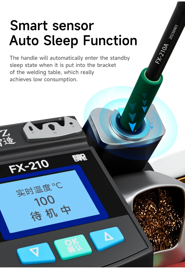 XZZ FX-210 초정밀 납땜 스테이션 45W 2초  - C210 Precision Soldering Station 리뷰 및 가격