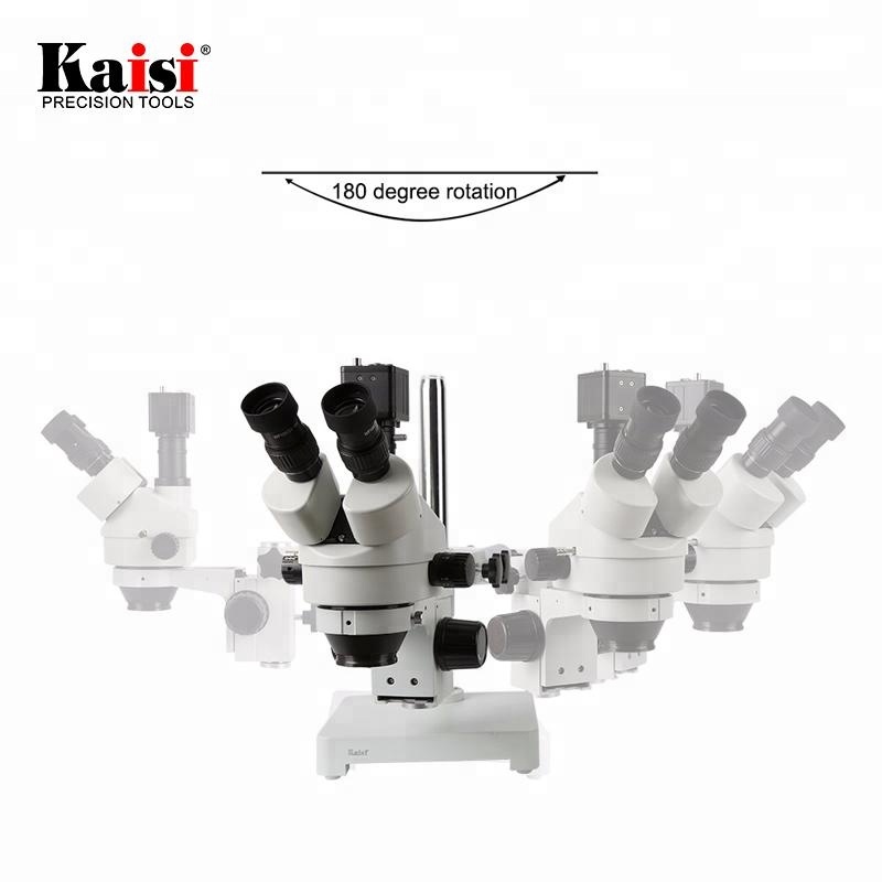 Kaisi 7X-45X 디지털 줌 PCB 검사 VGA  - Trinocular Stereo Microscope 7X-45X 리뷰 및 가격