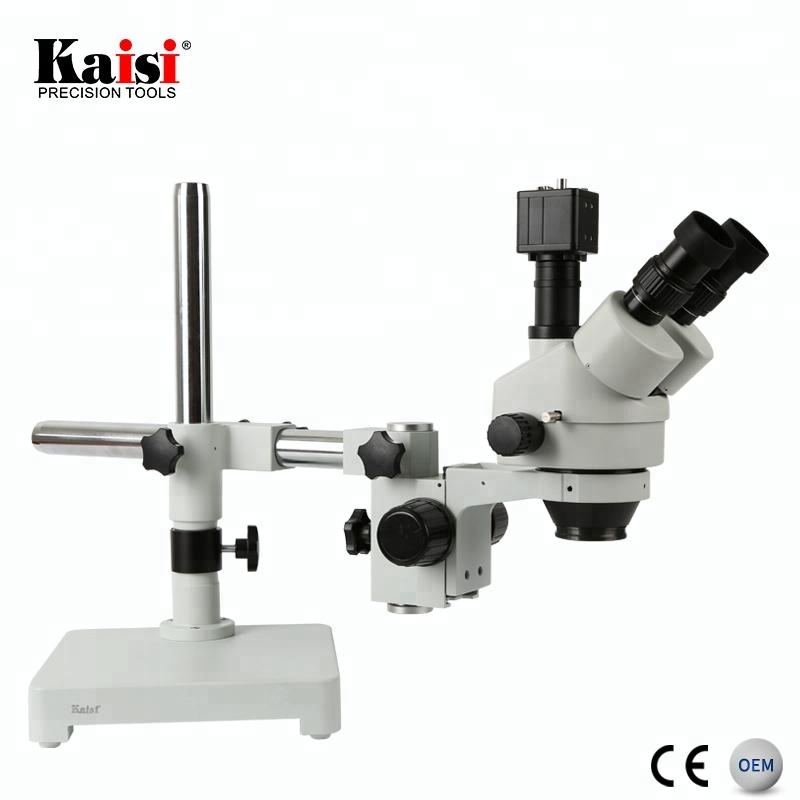 Kaisi 7X-45X 디지털 줌 PCB 검사 VGA  - Trinocular Stereo Microscope 7X-45X 리뷰 및 가격